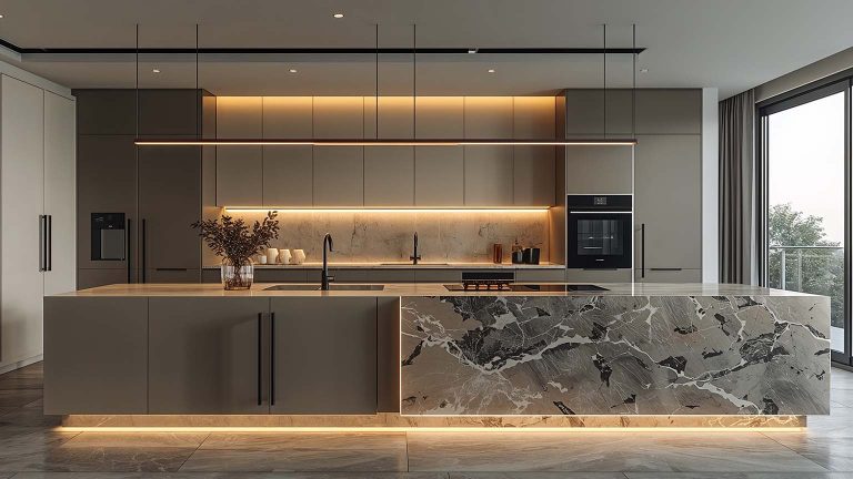 מטבח מודרני יוקרתי